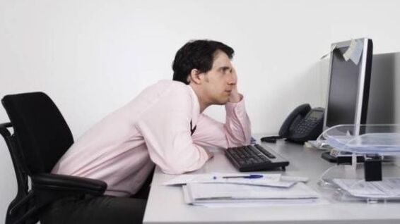 The cause of the impotence is to sit down